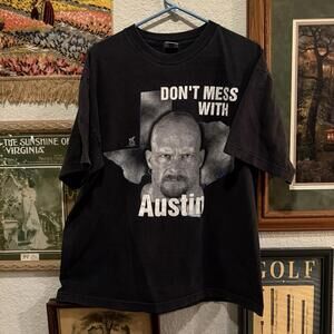 Vintage 1998 RARE Stone Cold Steve Don’t Mess With Texas Austin Shirt Size XL